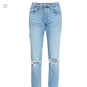 Redone 90s high rise ankle crop sz 23